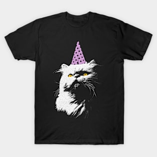 Party Persian Kitty T-Shirt